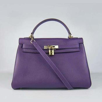 HKL32O0PG013 Hermes Kelly Borse 32CM viola (oro)